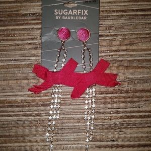 Sugarfix by BaubleBar Tassel Drop Earrings w Bows